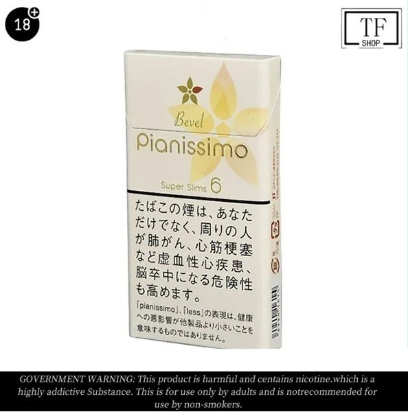 Pianissimo Bevel Menthol Cigarettes 10 Pack Price In Australia